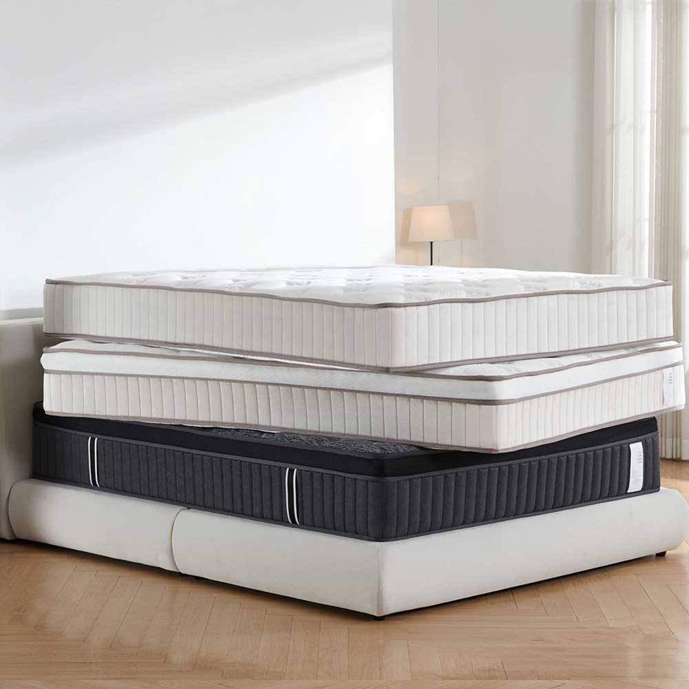 허리에좋은 수면매트 1인용 침대 매트리스 바닥 단단한 포켓 스프링 싱글