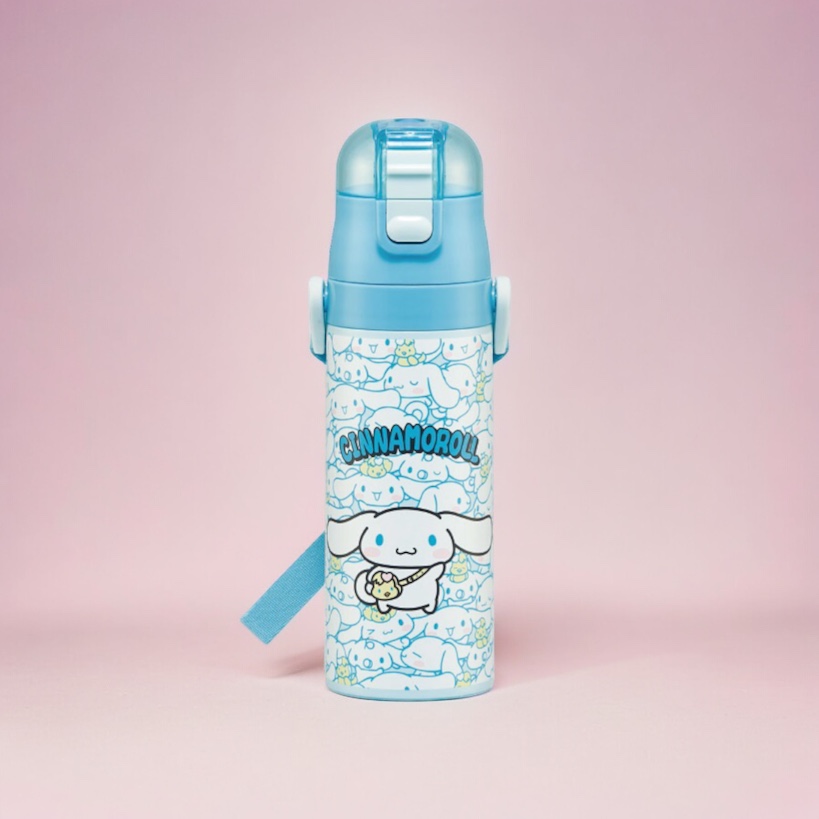 산리오 시나모롤 보온병 스텐 어깨끈 물통 물병 어린이 초등