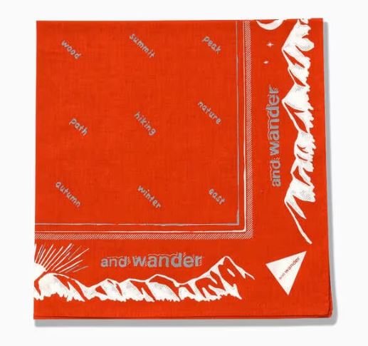 앤드원더 스카프 reflective words bandanna 5744987239 - 상세 이미지 3