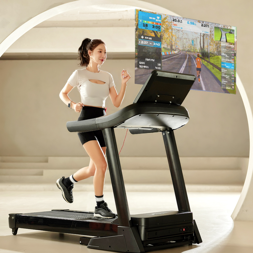 멜킨 런닝머신 RX8 스마트 실내 유산소 가정용 즈위프트 아파트 저소음 인클라인 트레드밀