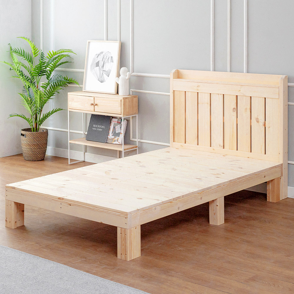 평상형 침대 프레임 원목 싱글 틀 평상 무헤드