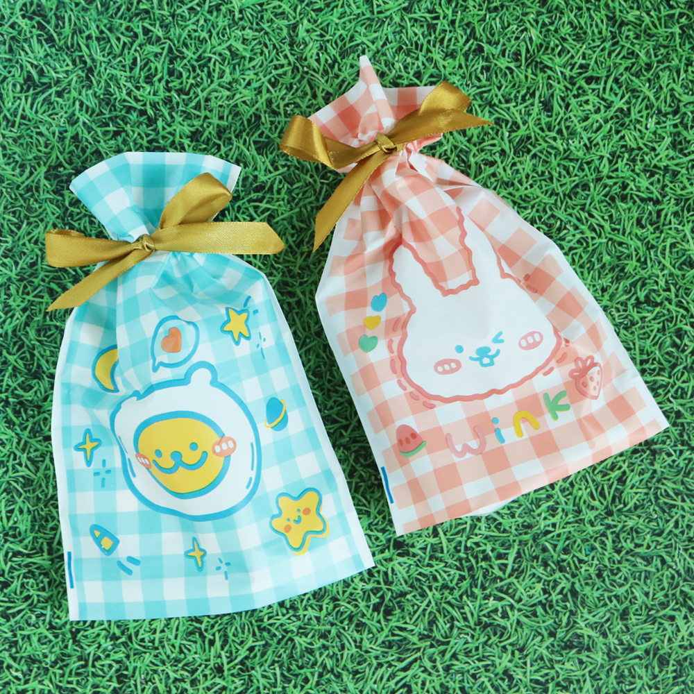 니즈엘 고리 수건 곰 타올(소) 30x30+귀욤체크 4세트 어린이집 생일 행사 답례품 이미지 7
