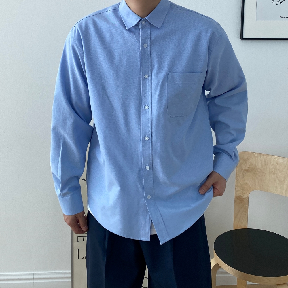 옥스포드남방 남자봄남방 남자옥스퍼드셔츠 이미지 6