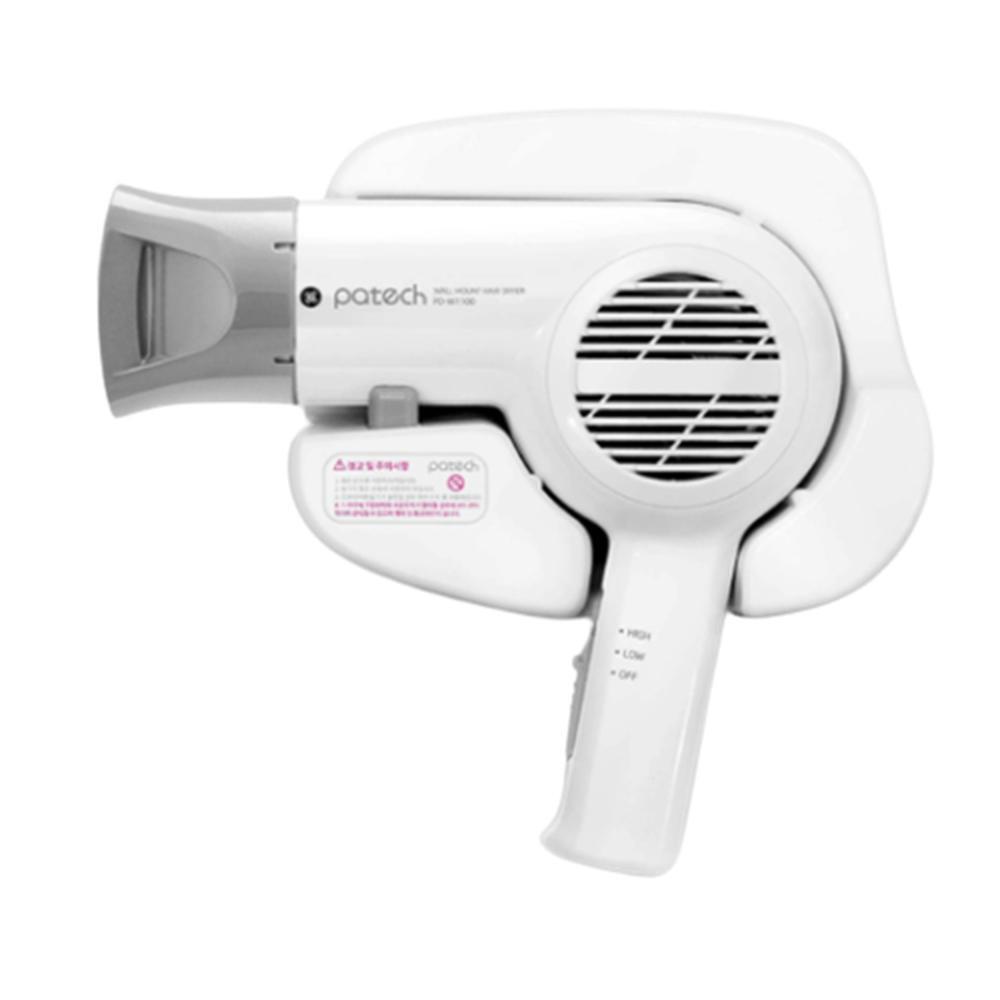 벽걸이 헤어드라이어 모발건조기 1200W 안전스위치