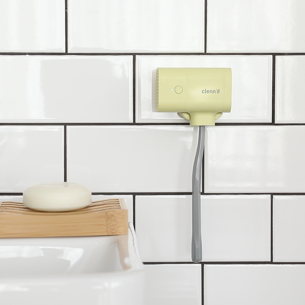 클린디 휴대용 무선 칫솔살균기 윈디 화이트