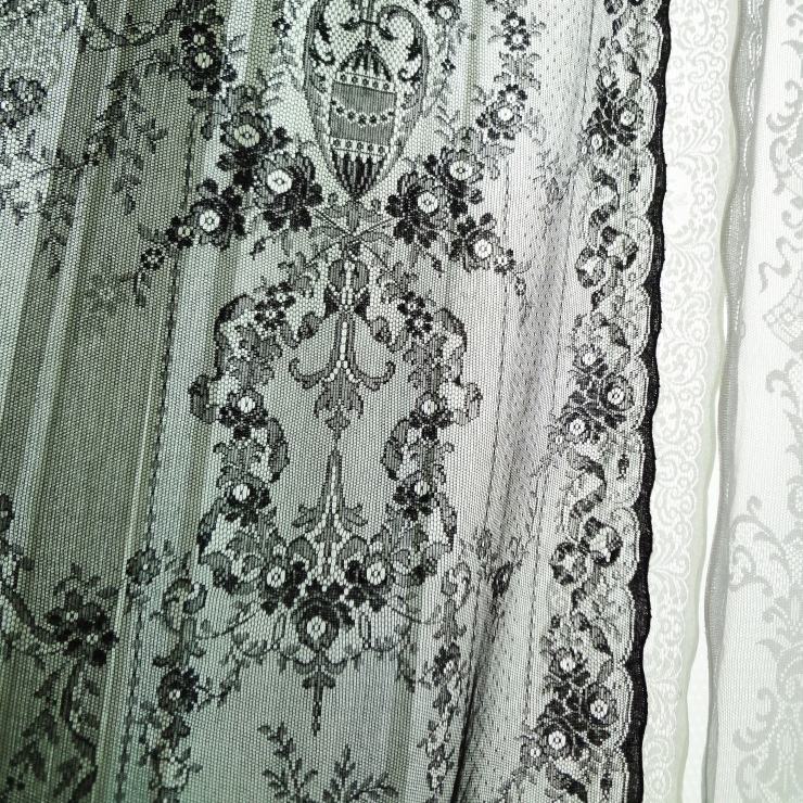 영국 레이스 커튼 MYB 로얄플로랄 루신다 커텐 거실 창문 커텐