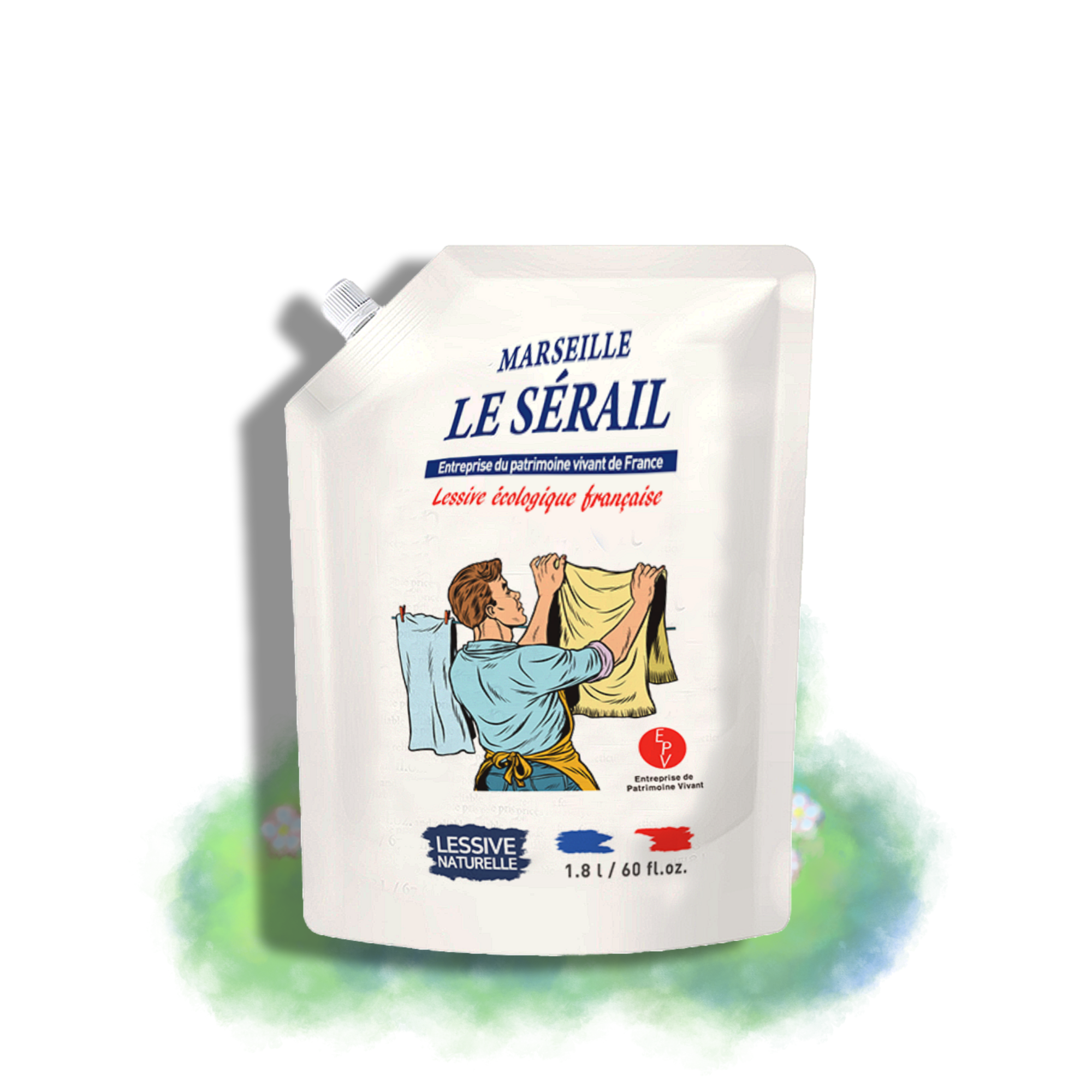 르세라이 중성세제 수건 속옷 땀냄새 빨래냄새제거 세제 리필 1.8L, 1개