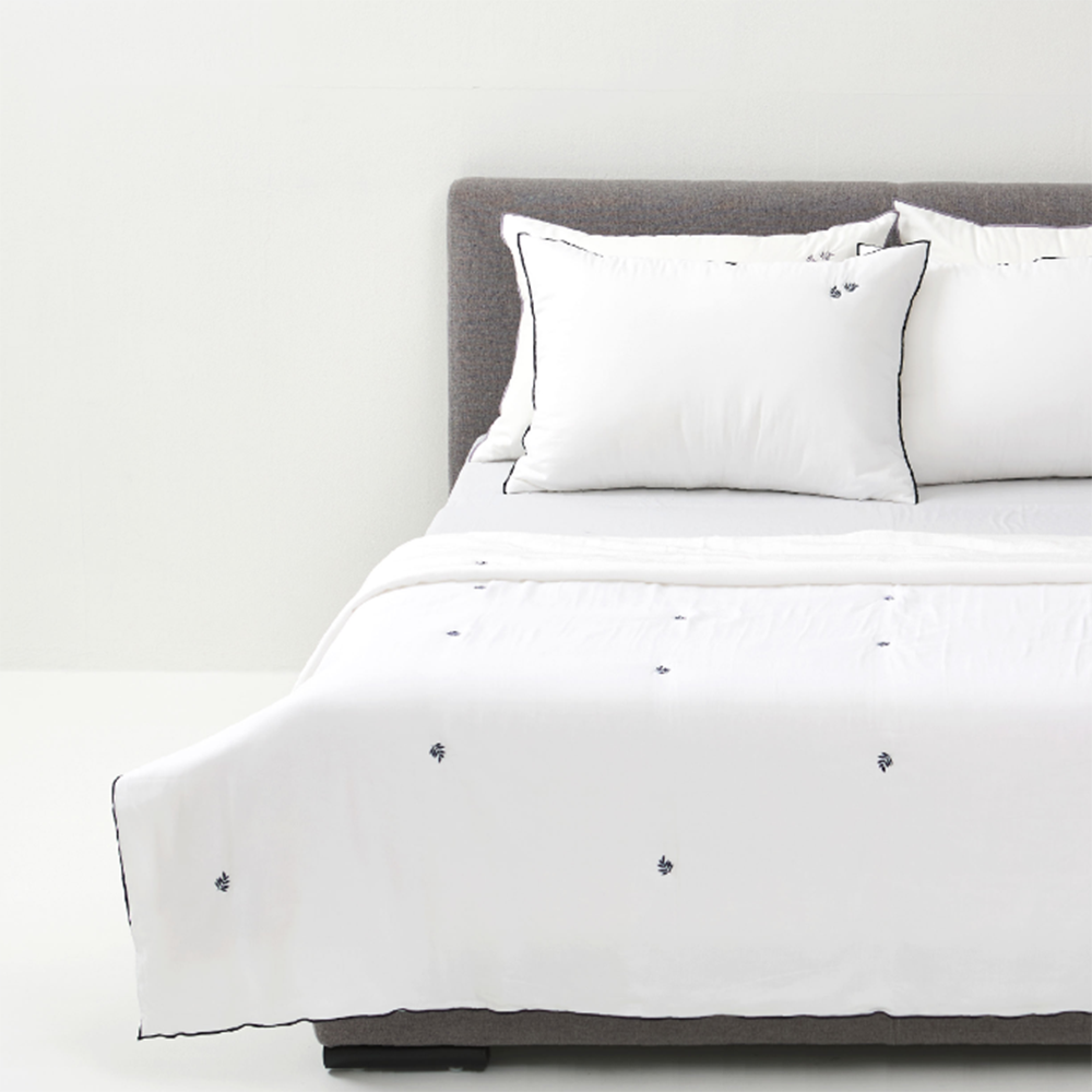 레노마 홈 리즈인견 여름용 차렵이불 2가지컬러 화이트,라이트그레이