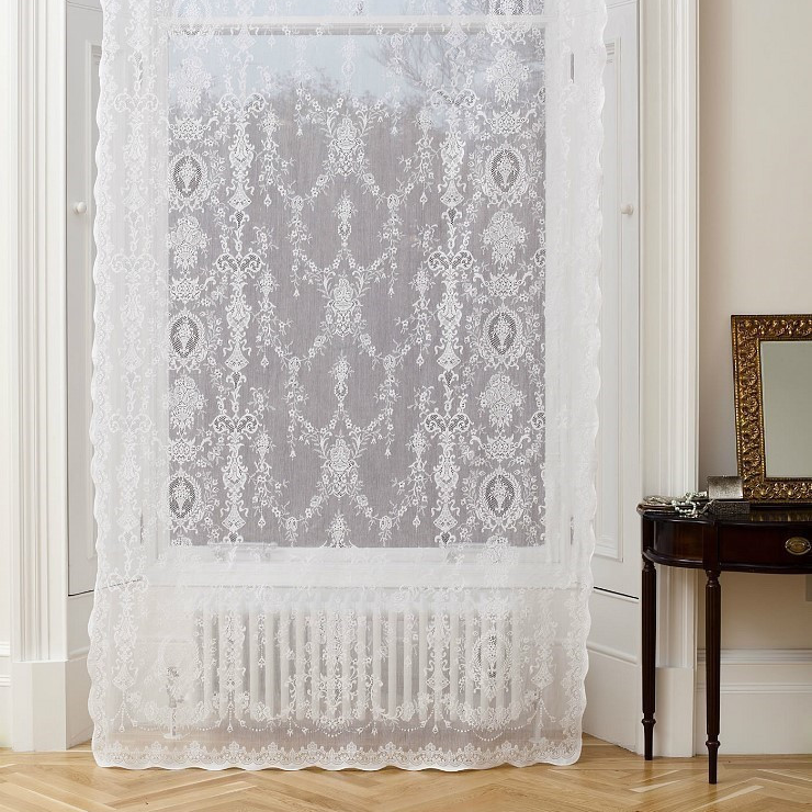 영국 레이스 커튼 MYB 로얄플로랄 루신다 커텐 거실 창문 커텐