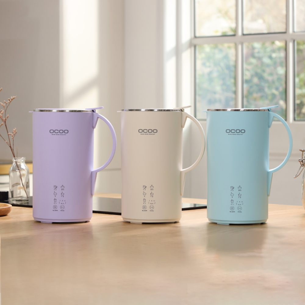 [올스텐 304 뚜껑까지] 오쿠 두유 죽 제조기 680ml 콩비지 순두부 OCC-BM680