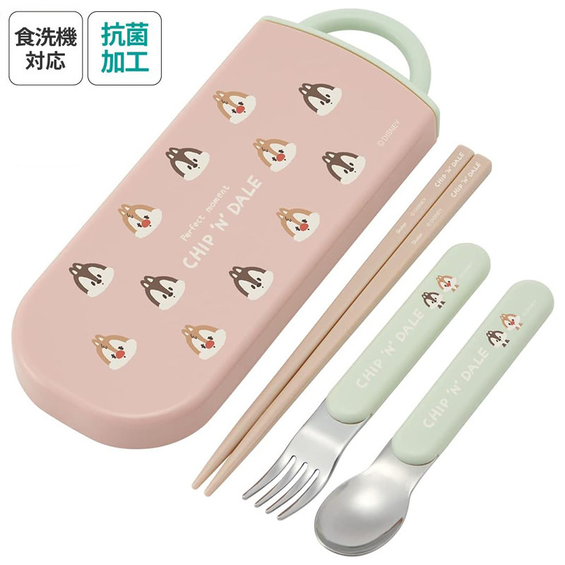 스케이터 칩앤데일 쿠스미 캐릭터 슬라이드식 항균 트리오 세트 TACC2AG - 하카타몰