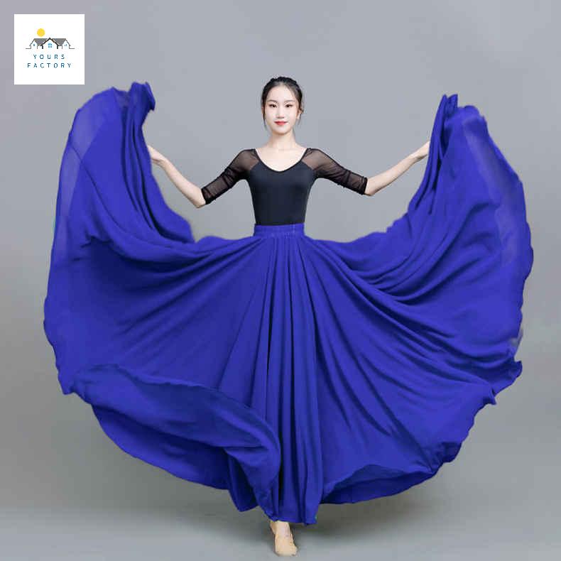 연습복 현대 의상 무용 스커트 풀치마 워십복 - 상세 이미지 3