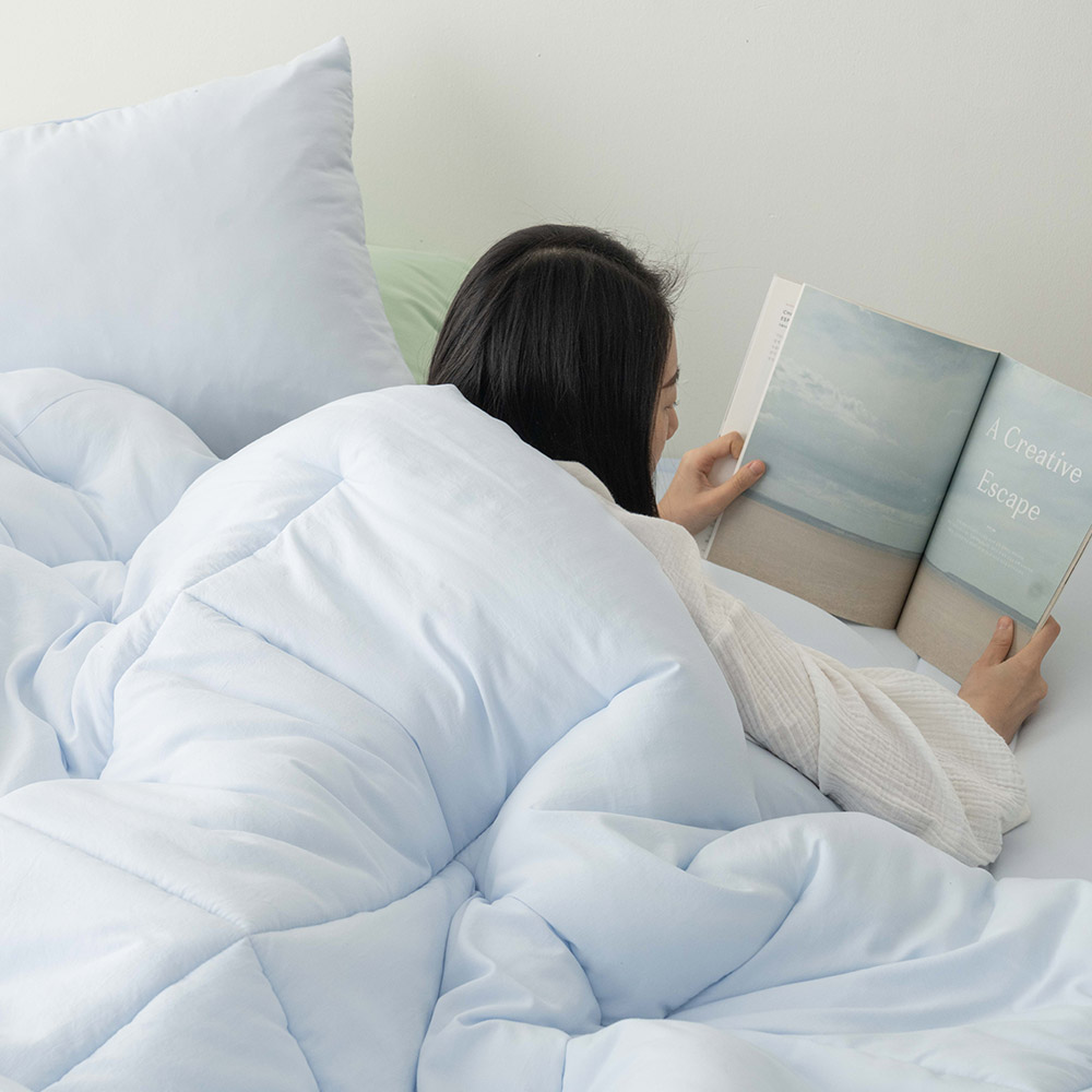 기숙사 알러지케어 차렵이불 신학기 사계절 침구 슈퍼싱글 파스텔컬러