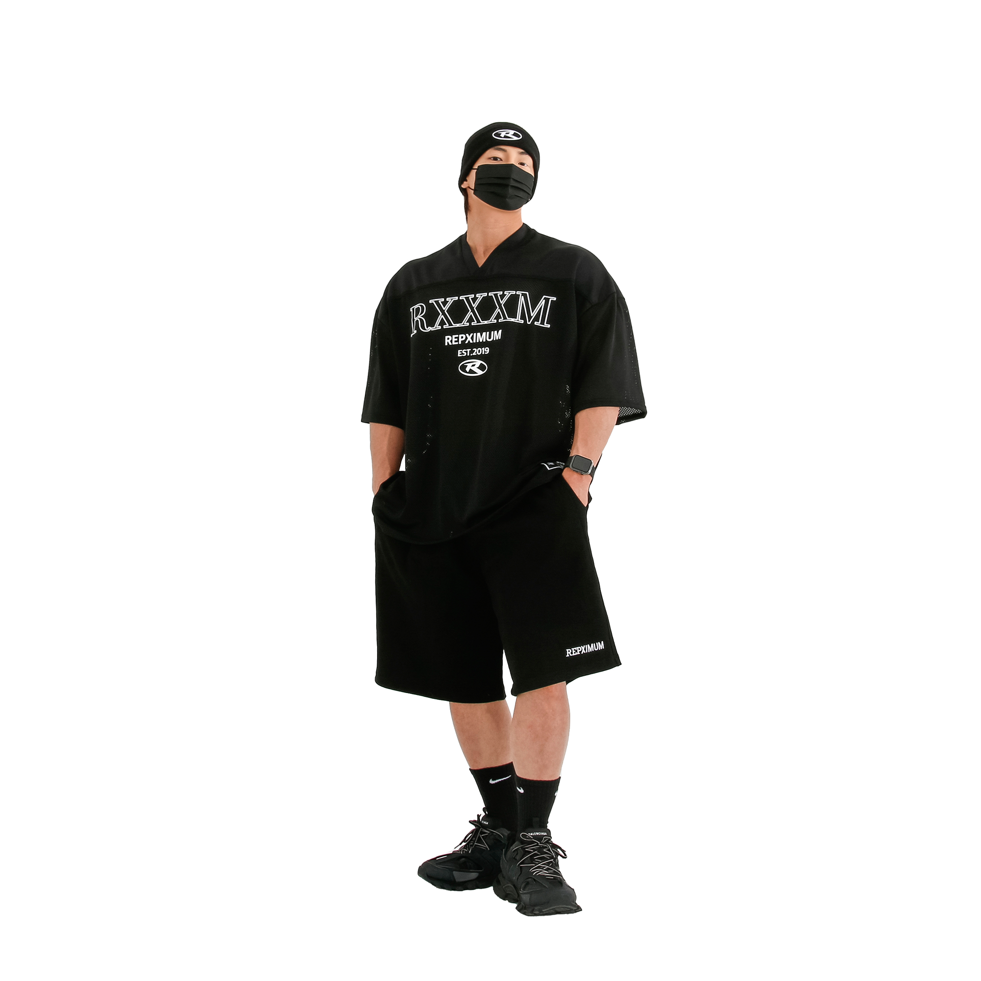 렙시멈 짐웨어, RXXXM 쿨 메쉬 오버핏 럭비져지 (4Colors) - 상세 이미지 4