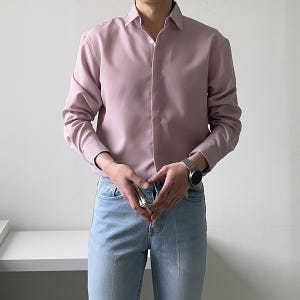 남자셔츠 빅사이즈 실크 남성남방 남자린넨셔츠 착용 후기 | 사이즈/핏 총정리 - 상품 이미지 2