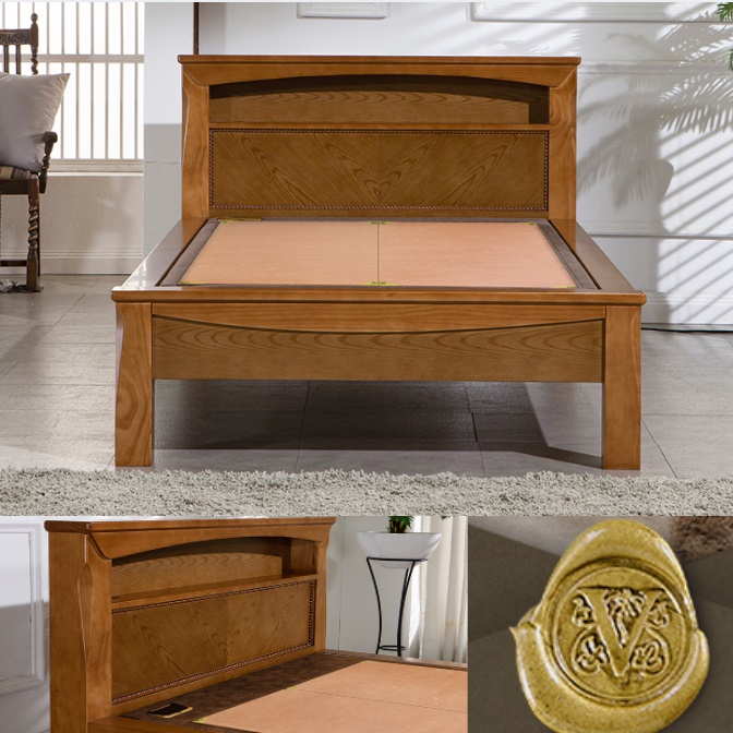 고급 따뜻한 1인용 흙 침대 방 황토 온돌 흙 침대