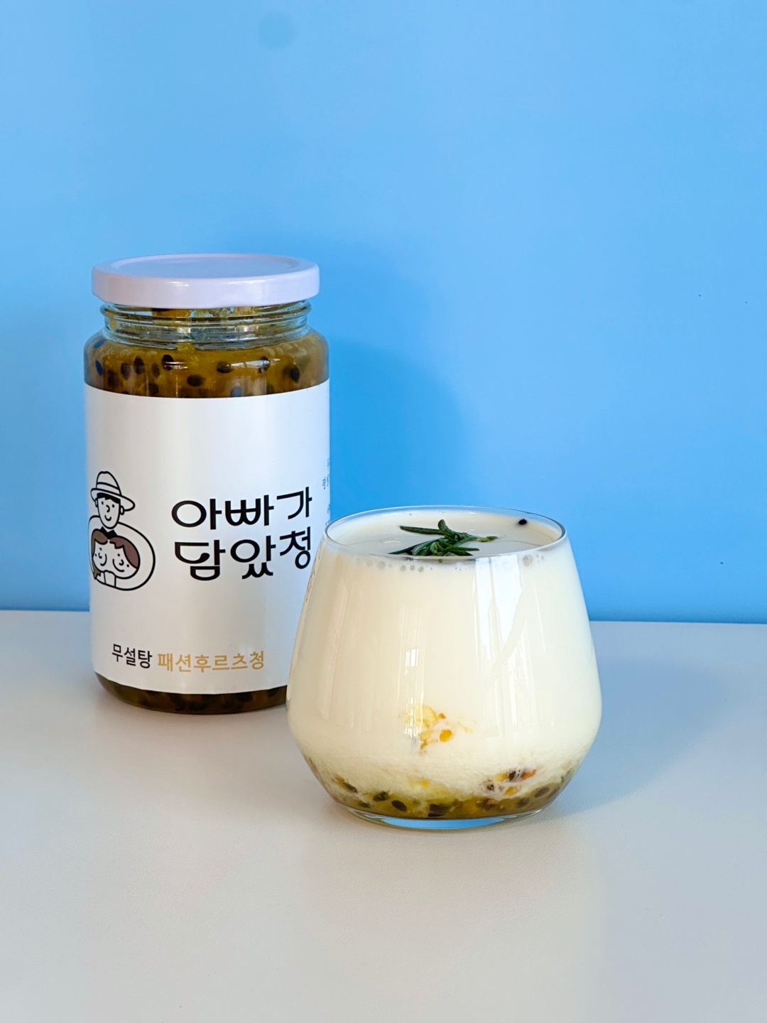 아빠가담았청 무설탕 패션후르츠청 에이드 550g - 상세 이미지 2