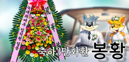 [축하3딘화환] 봉황 결혼식 개업 기념 전시회 서울 광주 전국 꽃배달서비스