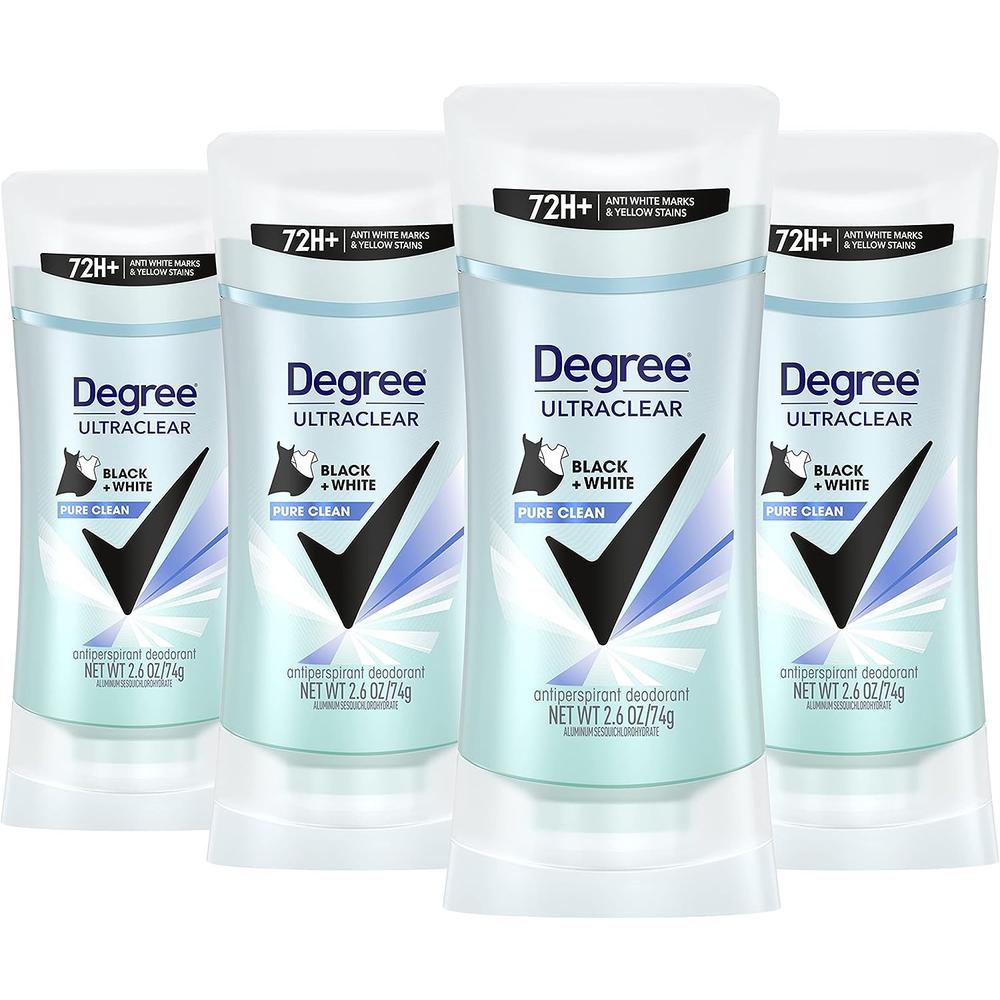 디그리 데오드란트 스틱 퓨어클린 Deodorant 74g (4팩) - 상품 이미지