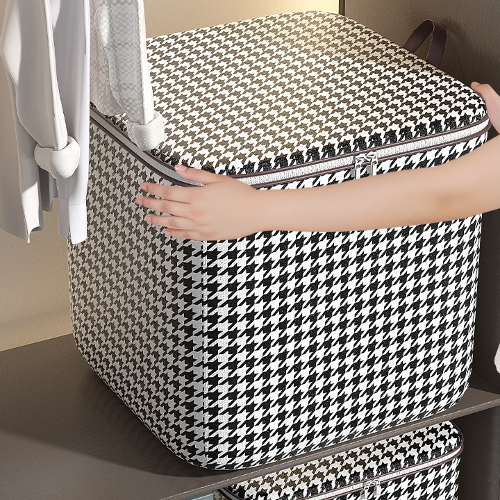 이불정리함 이불가방 이불보관함 패브릭 보관 파우치 110L