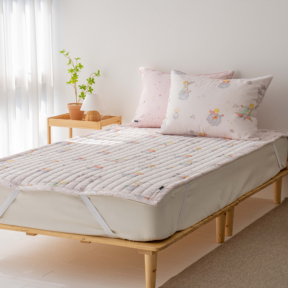 어린이패드 어린왕자 캐릭터 모달100 순면 슈퍼싱글 침대패드