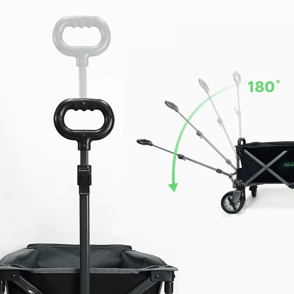 캠프365 파파웨건 스포츠 뒷문개방 얼음 빙어 낚시 캠핑 접이식 손수레 브레이크