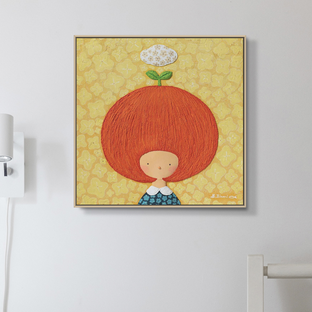 아트앤샵 예쁜 그림 변진미작가 희망을꿈꾸라 추상화 캔버스 원목띄움 그림액자 - 상세 이미지 5
