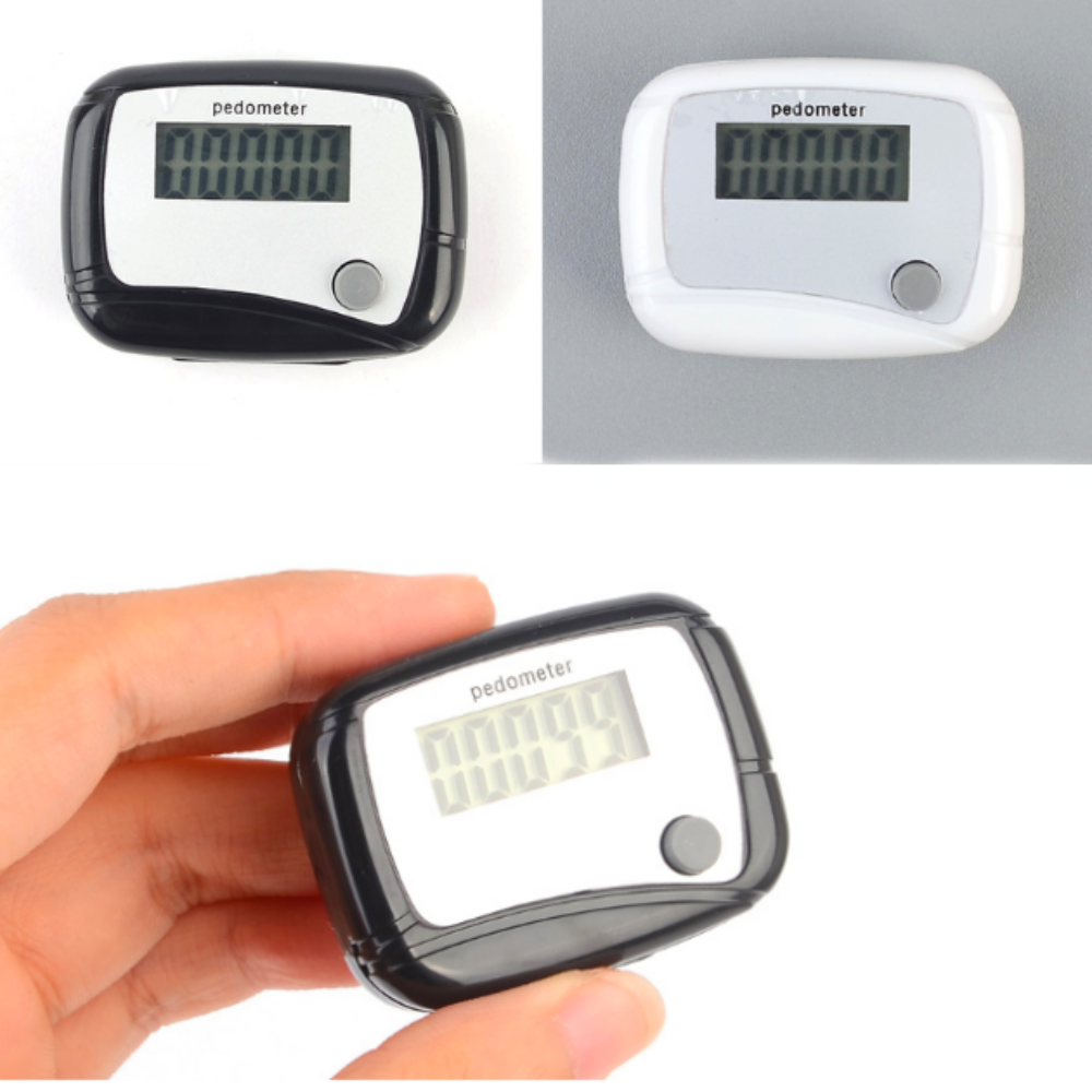 다이어트용 디지털만보기 클립형 바지허리가방끼워쓰는만보기 블랙