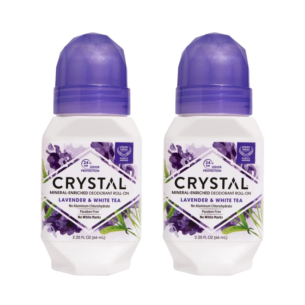 크리스탈 데오드란트 롤온 라벤더 Deodorant 66ml (2개) - 상품 이미지