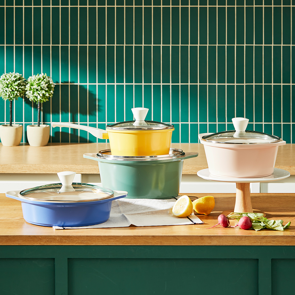 콕스타 리안 인덕션용냄비 신혼 인덕션 세라믹 주물 솥밥 편수냄비 18cm