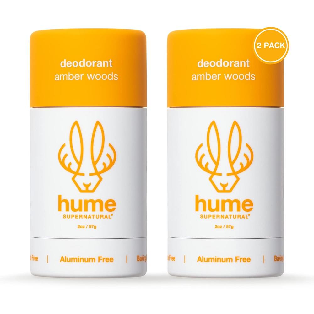 HUME 데오드란트 스틱 Amber Woods Deodorant 57g (2팩) - 상품 이미지