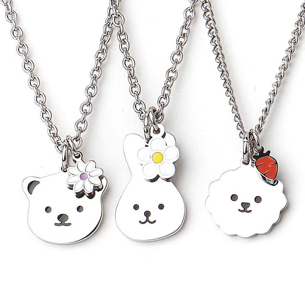 써지컬스틸 참 탄생석 미아방지 목걸이 팔찌용