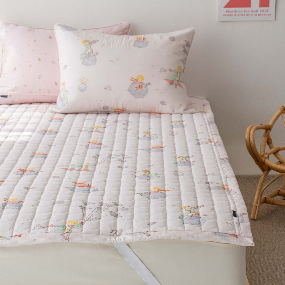 어린이패드 어린왕자 캐릭터 모달100 순면 슈퍼싱글 침대패드