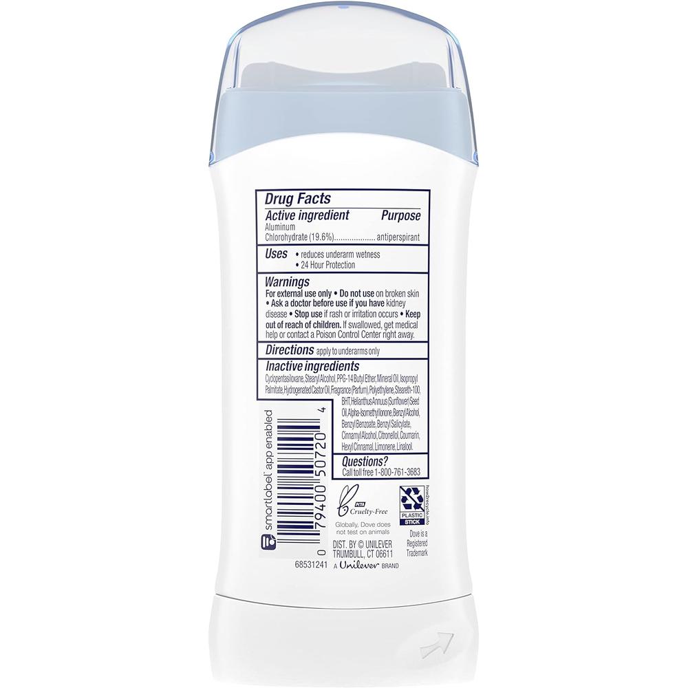 도브 데오드란트 파우더 올데이 Deodorant 74g (6팩) - 상세 이미지 3
