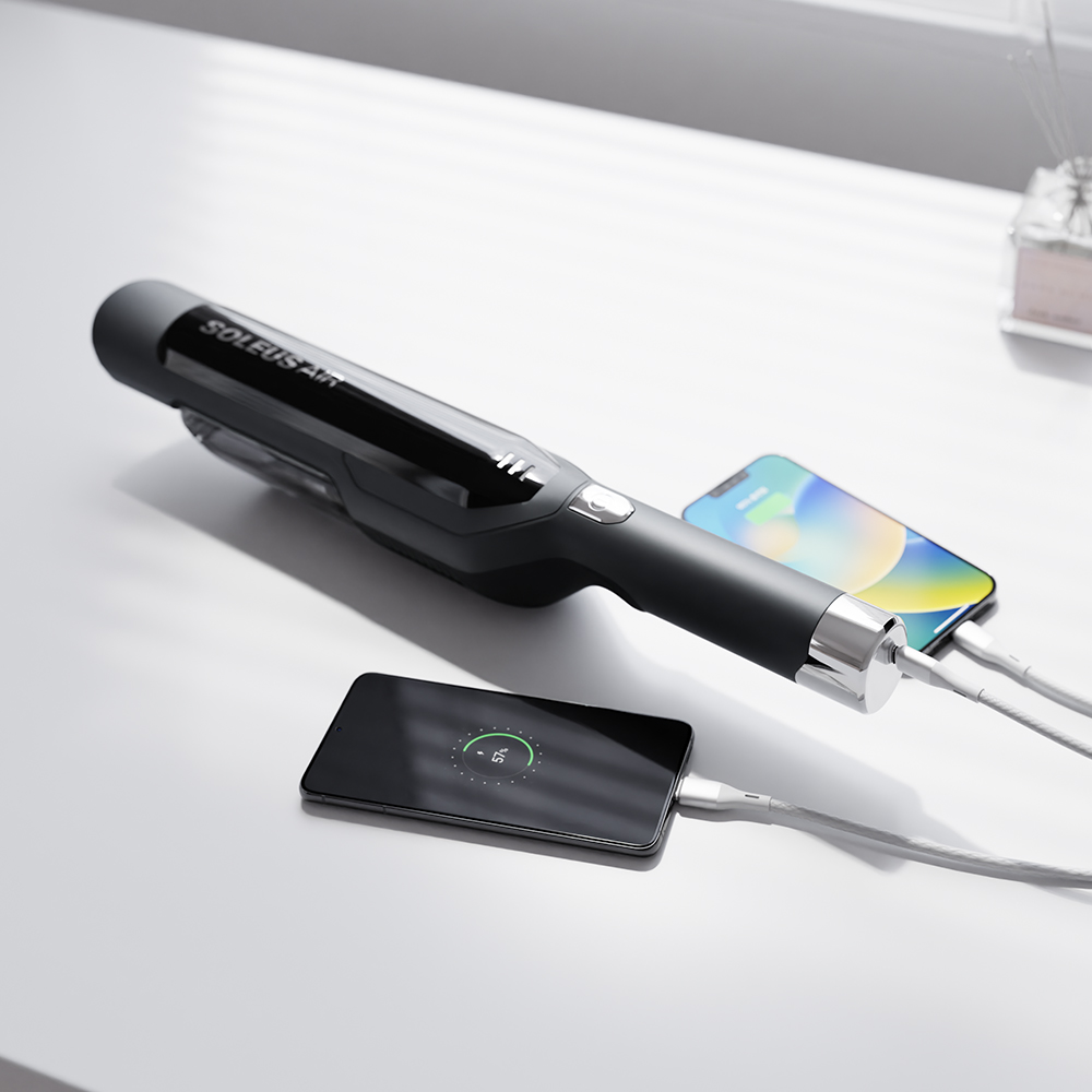 솔러스에어 무선 미니청소기 소형 핸디형청소기 자취방 원룸 머리카락