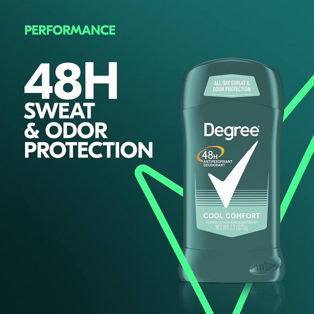 Degree 데오드란트 스틱 쿨컴포트 48시간 Deodorant 76g (6팩) - 상세 이미지 4