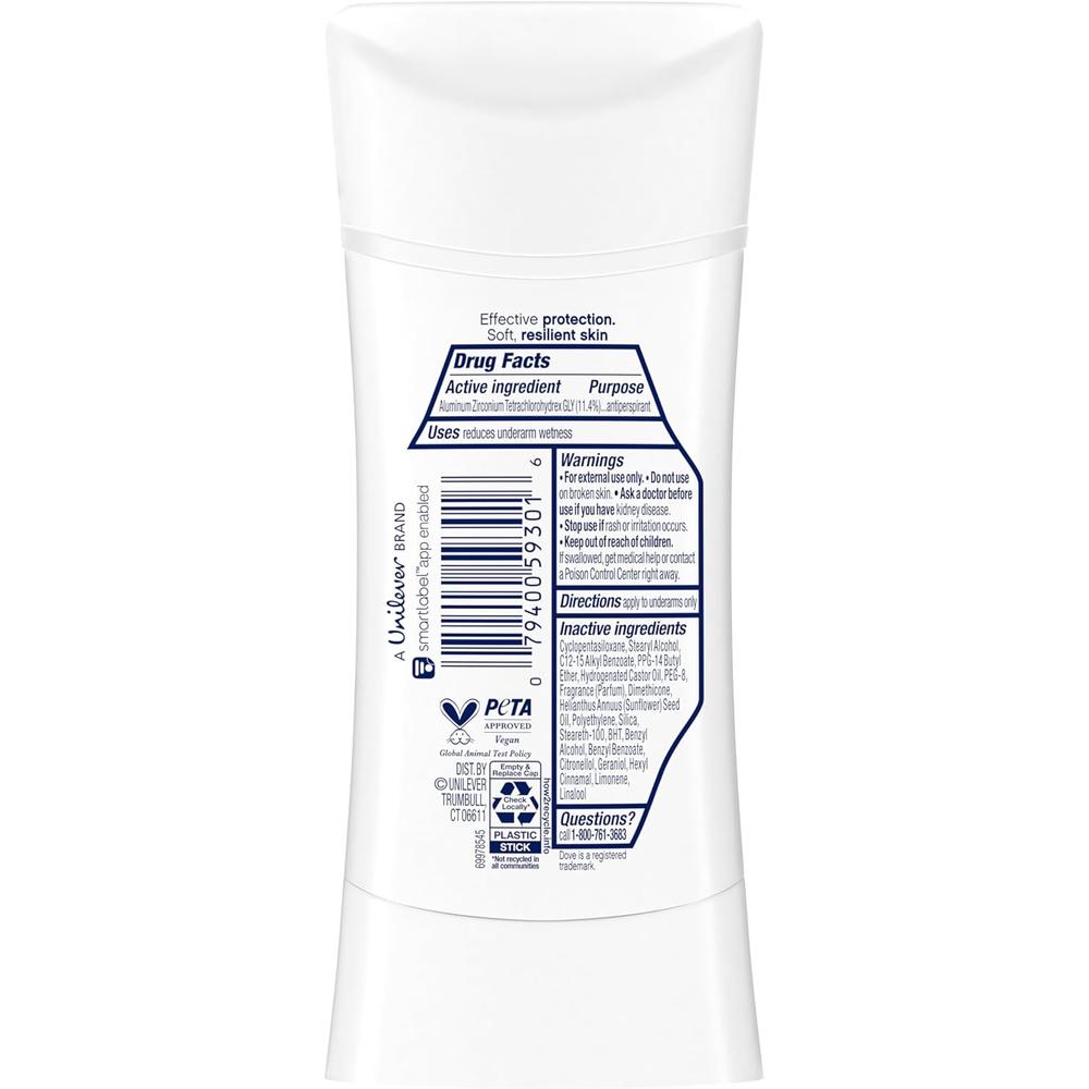 도브 데오드란트 스틱 클리어피니쉬 Deodorant 74g (2개) - 상세 이미지 3
