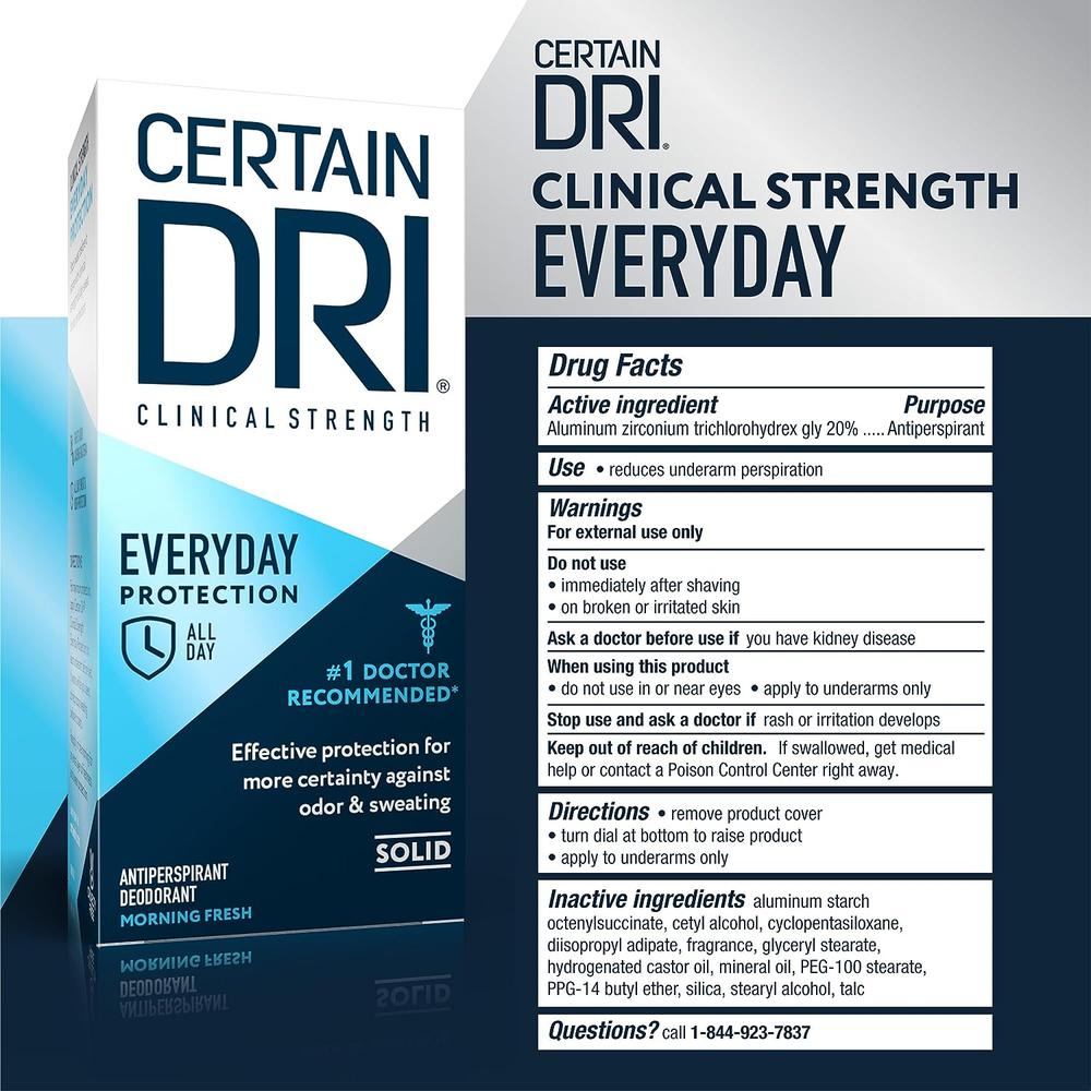 Certain Dri 데오드란트 스틱 올데이 Deodorant 73g (3팩) - 상세 이미지 3