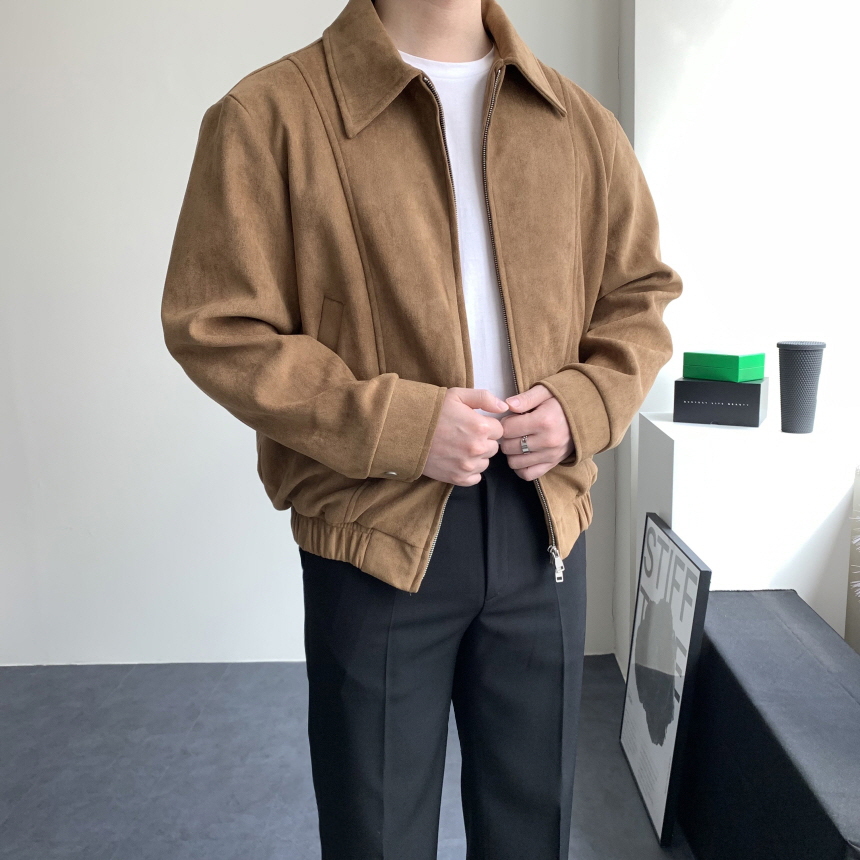 (SALE)남자스웨이드자켓 트러커자켓 블루종 이미지 7