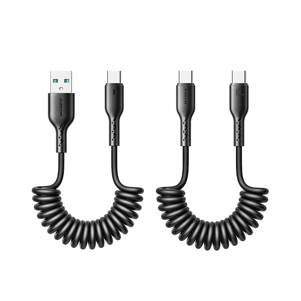 에어그립 조이룸 스프링 폰 태블릿 코일 고속충전 PD 꼬임방지 케이블 60W CtoC - 상품 이미지