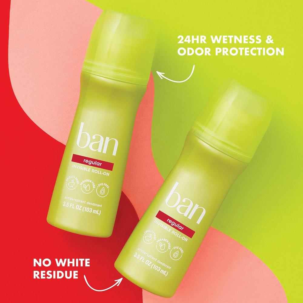 Ban 데오드란트 롤온 레귤러 Deodorant 103ml (4팩) - 상세 이미지 3