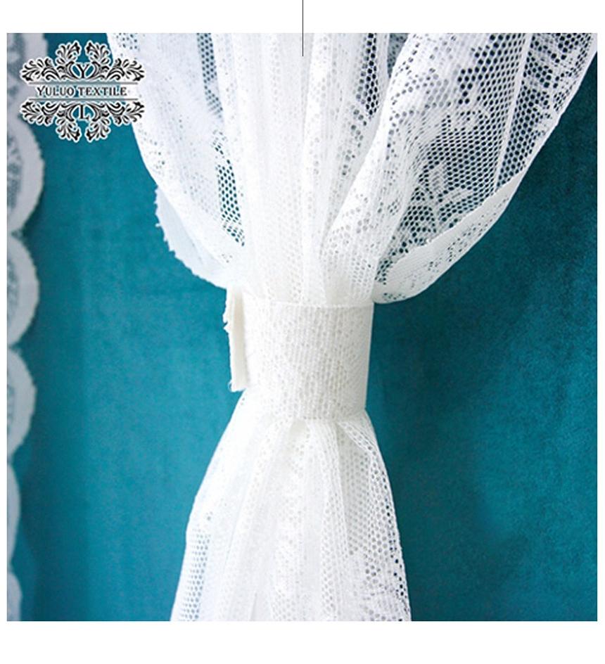 2p 얇은 커텐 레이스 시스루 커튼 셀프 커튼