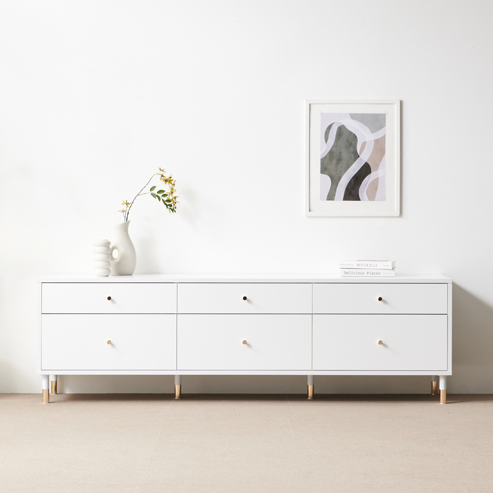 보네드 리브 시크릿 티비 거실장 수납 서랍 장식장 TV다이 진열장 1800