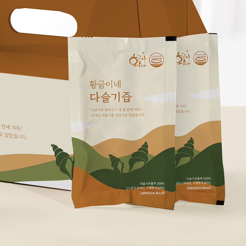 어부가 만드는 자연산 다슬기즙 100ml 30포 진액 엑기스 - 상품 이미지