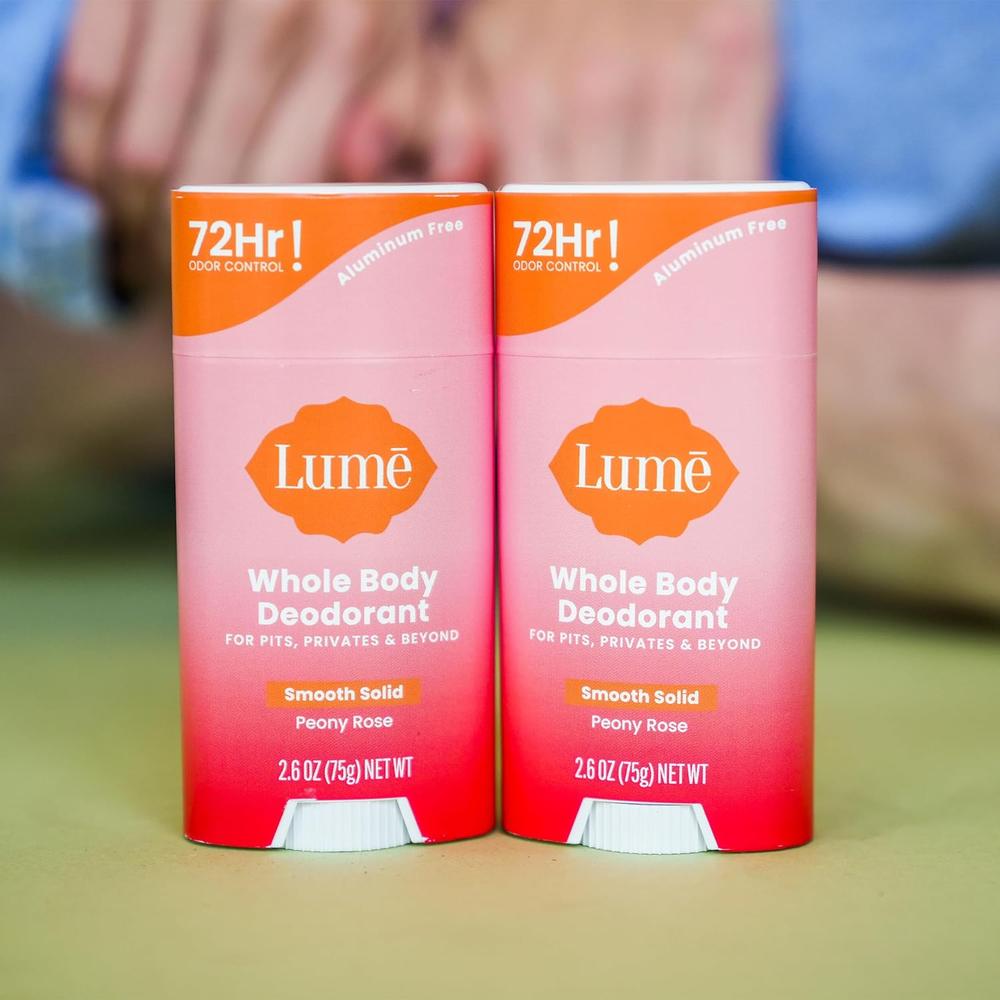 LUME 데오드란트 스틱 피오니 로즈 Deodorant 75g (2팩) - 상세 이미지 3