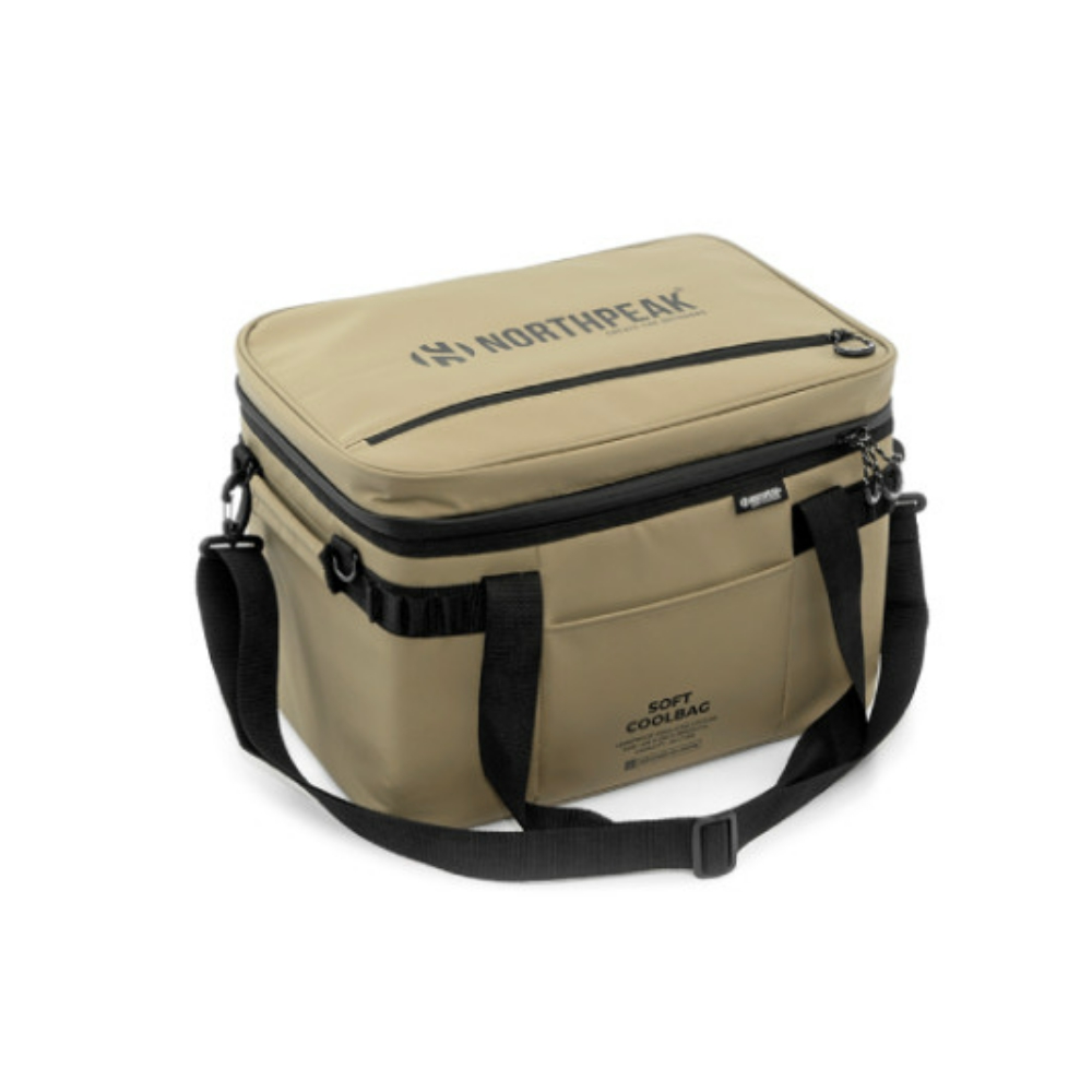노스피크 소프트쿨러 캠핑 가방 보온보냉백 23L 어깨끈 세트