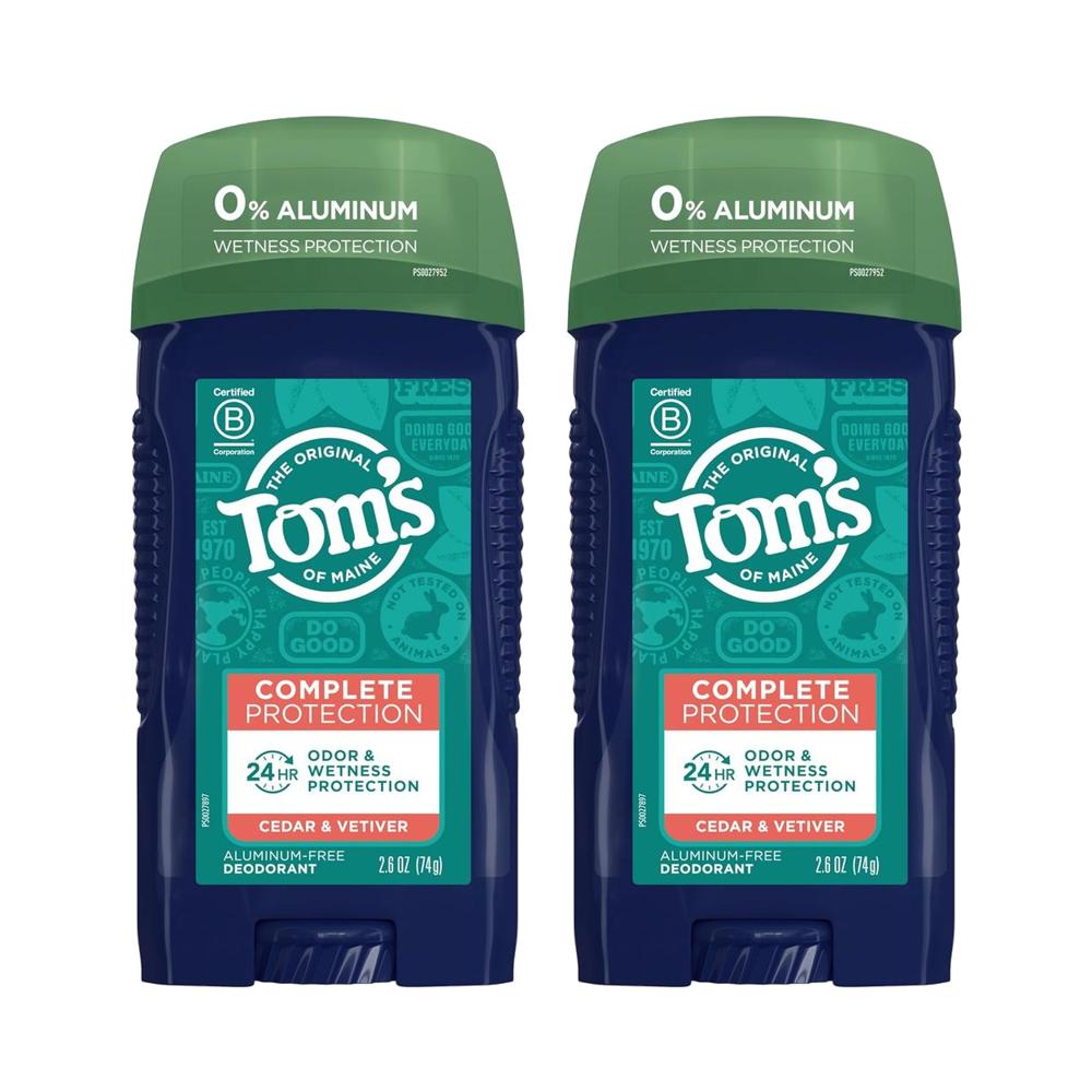 탐스메인 데오드란트 스틱 시더 베티베르 Deodorant 74g (2개) - 상품 이미지
