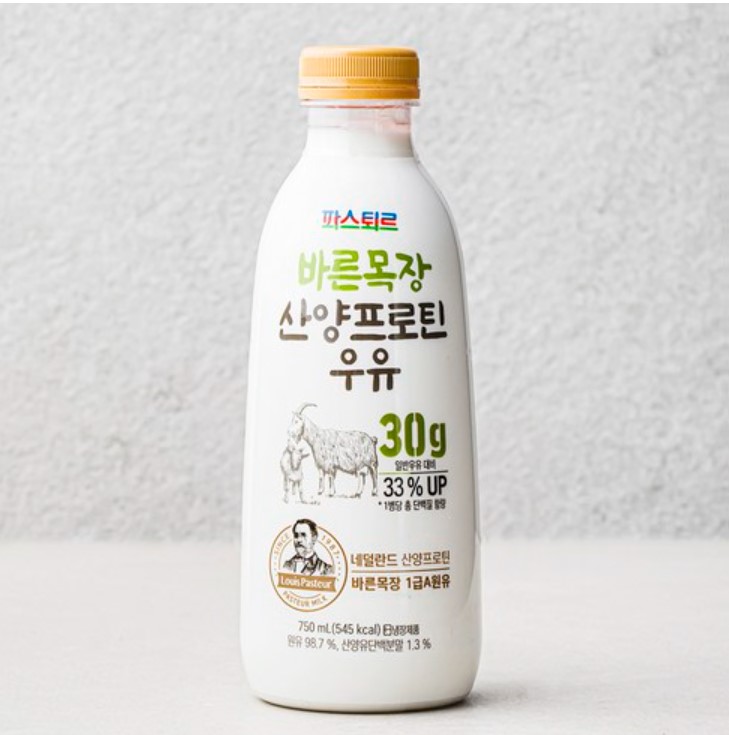 파스퇴르 산양단백질우유 750ml 3개 - 상품 이미지