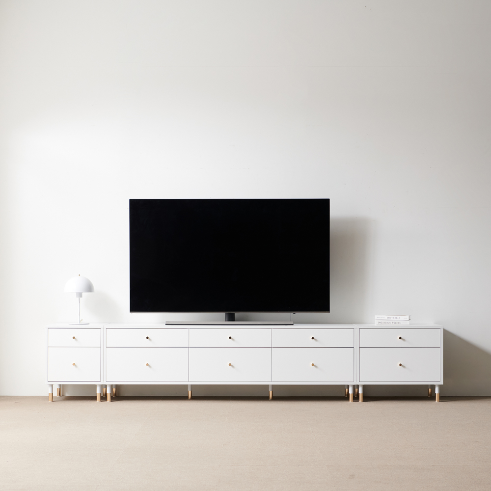 보네드 리브 시크릿 티비 거실장 수납 서랍 장식장 TV다이 진열장 1800