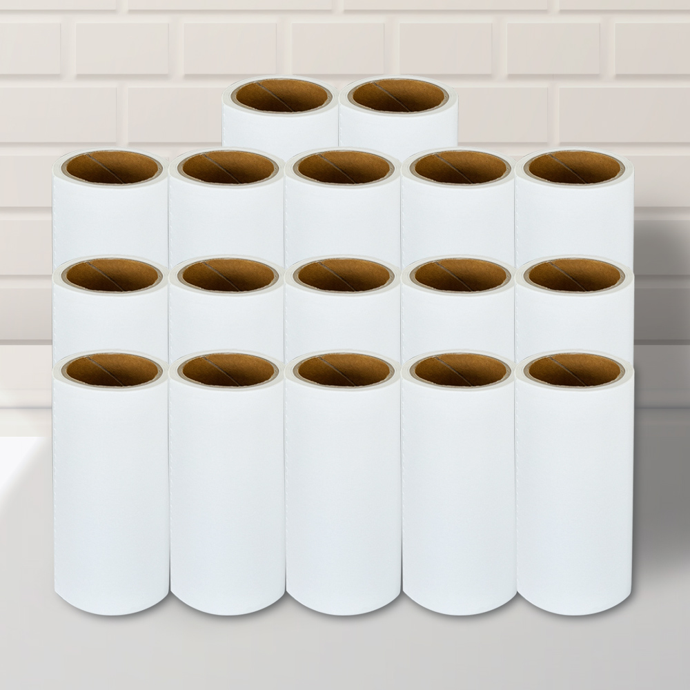 국산 초강력 돌돌이 리필 찍찍이 테이프클리너 미니 일자 리필용 100mm